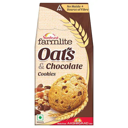 Sunfeast Farmlite Oats Cookies With Chocolate 150 g
