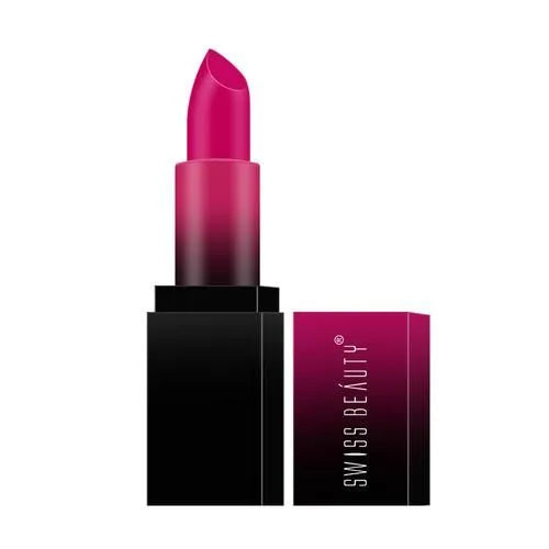 Swiss Beauty HD Matte Lipstick - 05 Fire Pink
