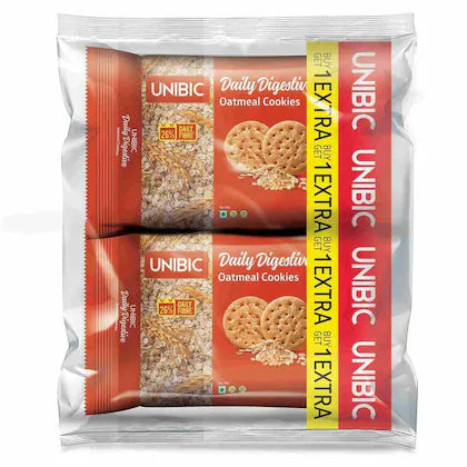 Unibic Oatmeal Digestive Cookies 150 g (Buy 1 Get 1)
