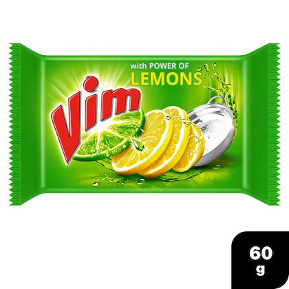 Vim Lemon Dishwash Bar 60 g
