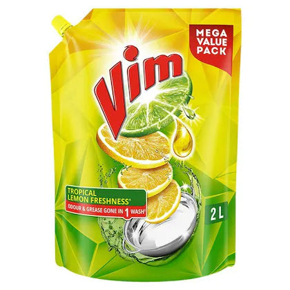 Vim Lemon Dishwash Liquid 2 L