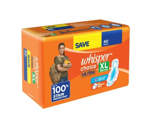 Whisper Choice Ultra Sanitary Pads
