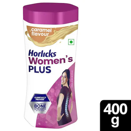 Women's Horlicks Plus Caramel Drink Mix 400 g