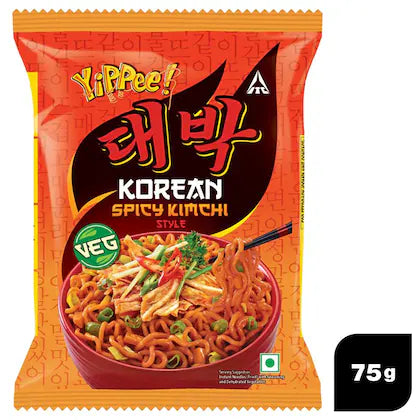 Yippee Spicy Kimchi Veg Korean Noodles 75 g