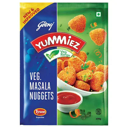 Yummiez Veg Masala Nuggets 400 g