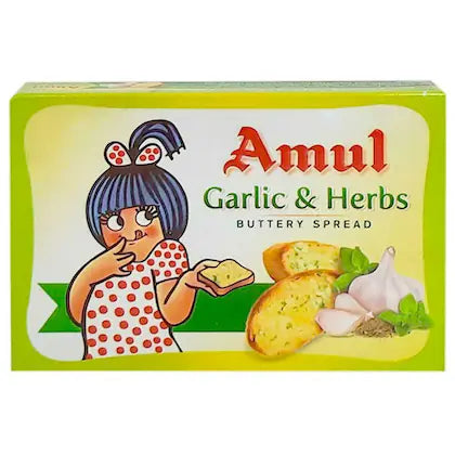 Amul Garlic & Herbs Buttery Spread 100 g (Carton)