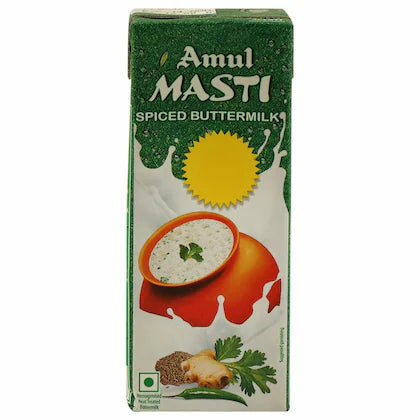 Amul Masti Spiced Buttermilk 200 ml (Tetra Pak)