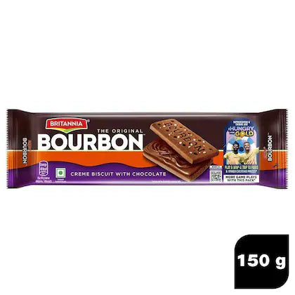 Britannia Bourbon The Original Cream Biscuits 150 g