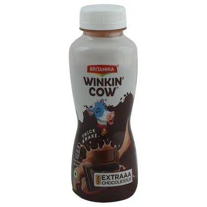 Britannia Winkin Cow Chocolate Thick Shake 180 ml (Bottle)