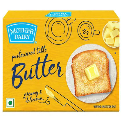 Mother Dairy Table Butter 100 g (Carton)