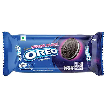 Oreo Cadbury Original Vanilla Cream Sandwich Biscuits 43.75 g