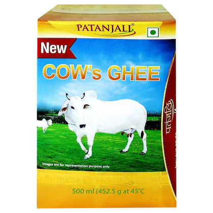 Patanjali Cow Ghee 500 ml (Carton)