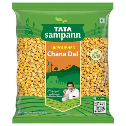 Tata Sampann Unpolished Chana Dal 500 g